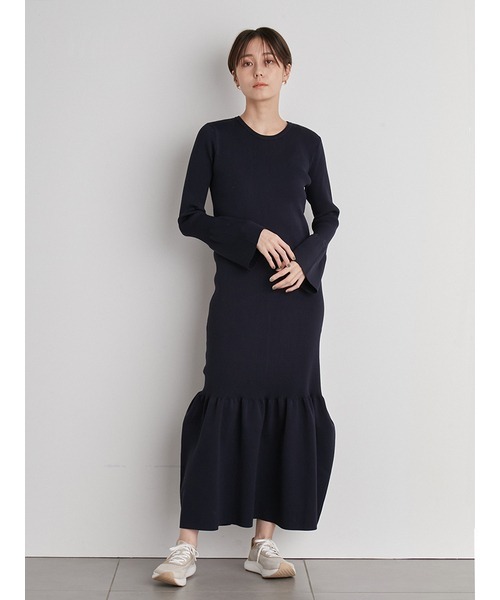 emmi（エミ）の「【emmi atelier】リブニットワンピース（ワンピース