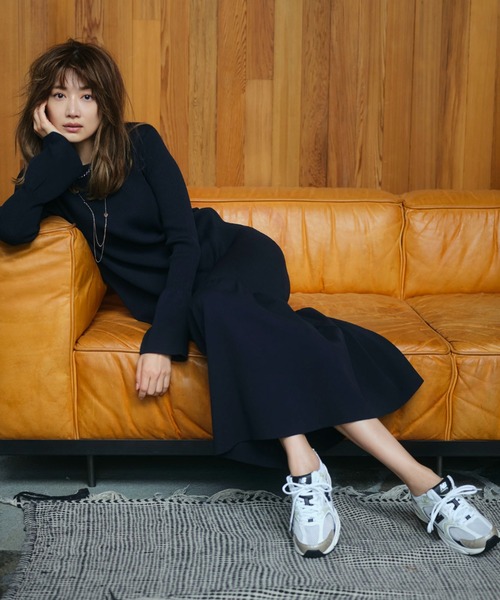 emmi（エミ）の「【emmi atelier】リブニットワンピース（ワンピース