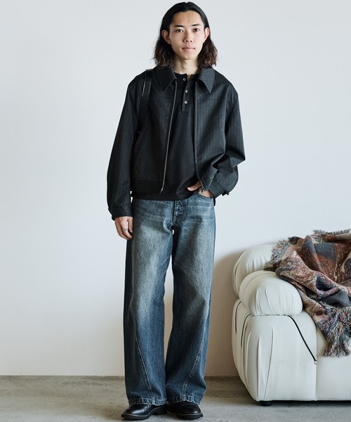 TECH WOOL GABARDINE ZIP BLOUSON【SET-UP】（ブルゾン）｜WYM LIDNM