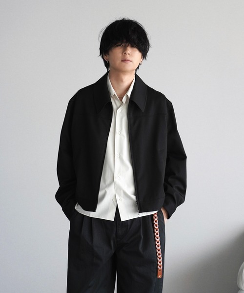 TECH WOOL GABARDINE ZIP BLOUSON【SET-UP】（ブルゾン）｜WYM LIDNM