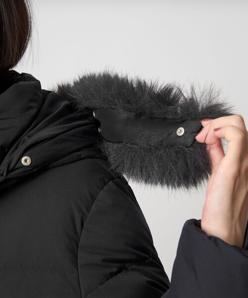 セール】フード ロング ダウン（ダウンジャケット/コート）｜green