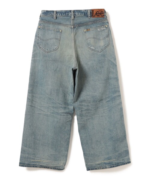 Lee（リー）の「Lee × BEAMS / 別注 クラッシュ バギー デニムパンツ