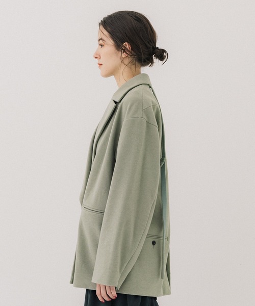 PUBLIC TOKYO/パブリックトウキョウ】エアリークロスジャケットコート