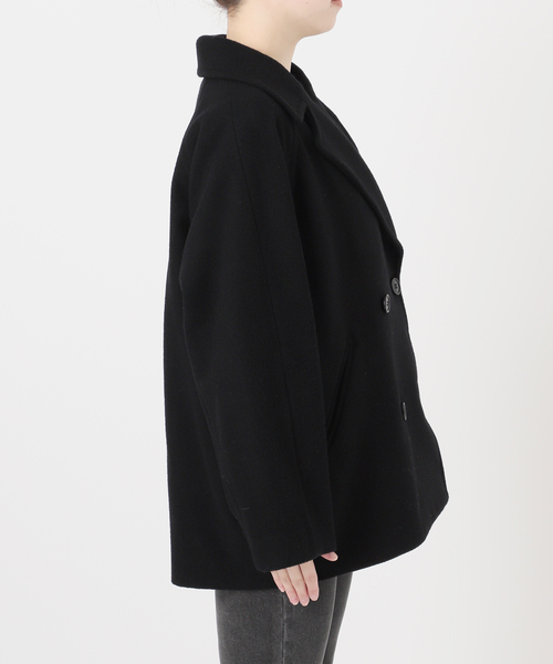 セール】《WEB限定追加》尾州ウールショートPコート（その他アウター