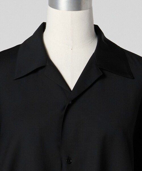 セール】＜LOEFF＞トロピカルウール オープンカラー シャツ MEN'S