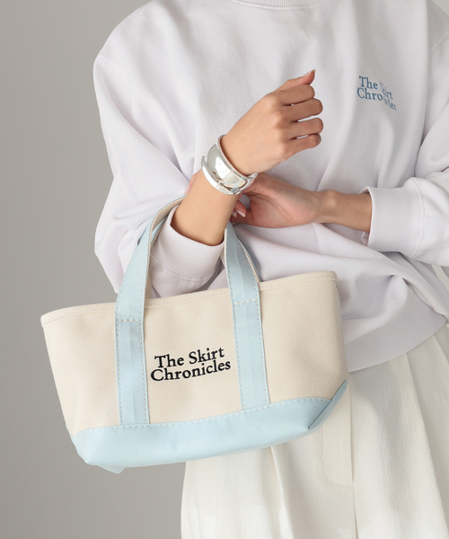 The Skirt Chronicles】SLOBE別注 キャンバスミニトートバッグ