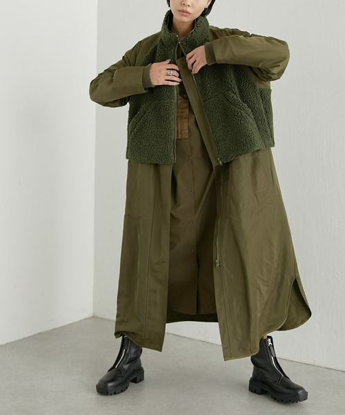 ear PAPILLONNER（イアパピヨネ）の「《別々で着まわせる》ボアベスト