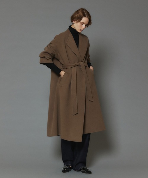 allureville（アルアバイル）の「KIWIラムリバーロングコート（ノー