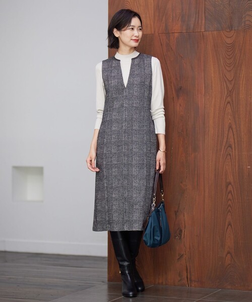 J.PRESS（ジェイプレス）の「【洗える】チェック ジャカード