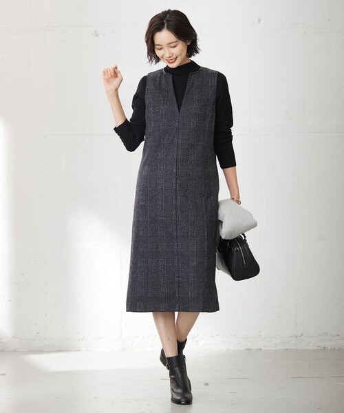 J.PRESS（ジェイプレス）の「【洗える】チェック ジャカード