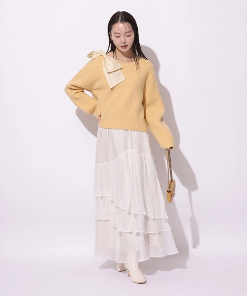 シアーランダムティアードスカート（スカート）｜Mystrada（マイ