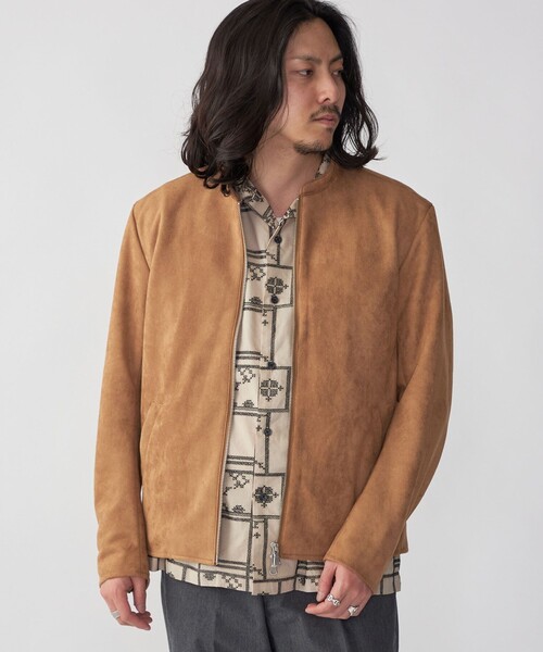 SHIPS（シップス）の「SHIPS: ポリエステル フェイクスエード シングル