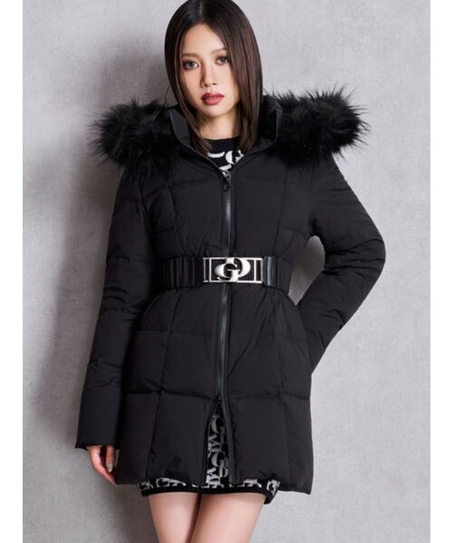 セール】GDベルト付きロングダウンコート（ダウンジャケット/コート
