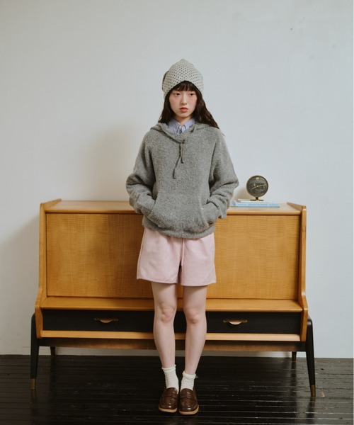 うろこ雲なニットフーディー（ニット/セーター）｜common gull