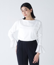 ベルスリーブ」に該当するレディースのTシャツ/カットソー（長袖