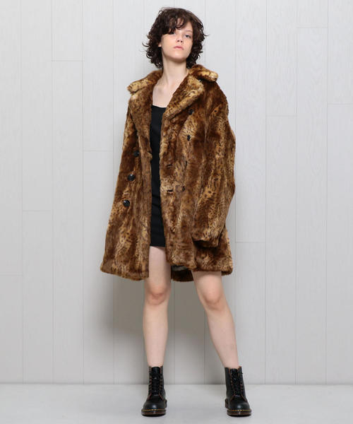 Needles（ニードルス）の「＜NEEDLES＞LEOPARD FAKE FUR COAT/コート