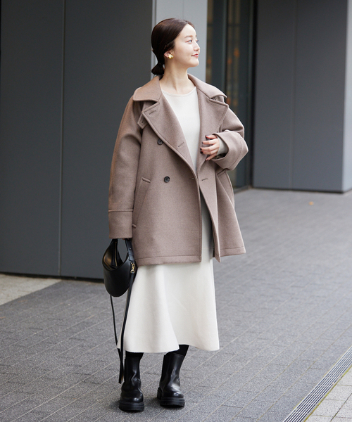 IENA（イエナ）の「二重織シャルム オーバーコート（その他アウター