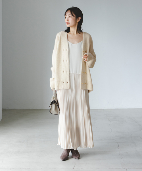 Noble（ノーブル）の「YAK/ヤク ダブルボタンニットカーディガン