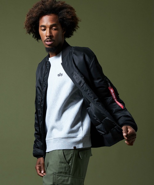 ALPHA INDUSTRIES ブラックダウンジャケット X-LARGE XLARGE OFFICIAL