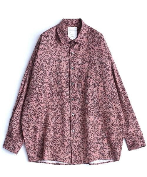 SHAREEF（シャリーフ）の「LETTERING PATTERN L/S SHIRTS（シャツ