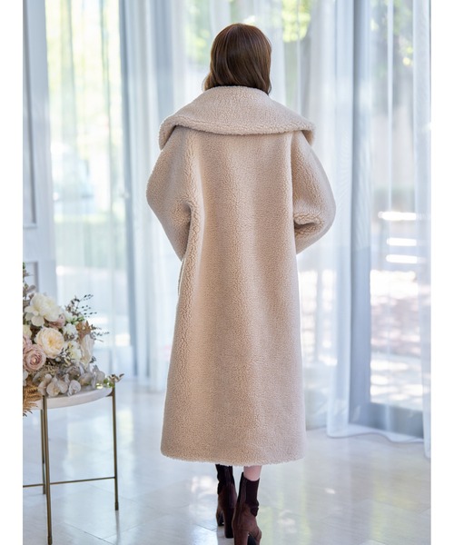 emiriawiz（エミリアウィズ）の「ボアロングコート（チェスターコート