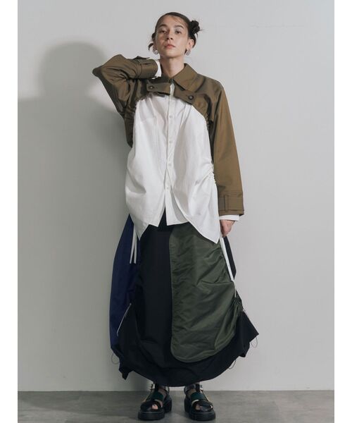 UN3D.（アンスリード）の「トレンチショートブルゾン（ブルゾン）」 - WEAR