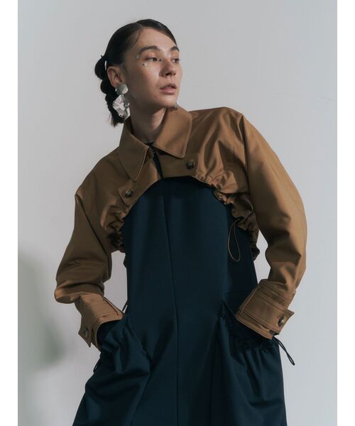 UN3D.（アンスリード）の「トレンチショートブルゾン（ブルゾン）」 - WEAR