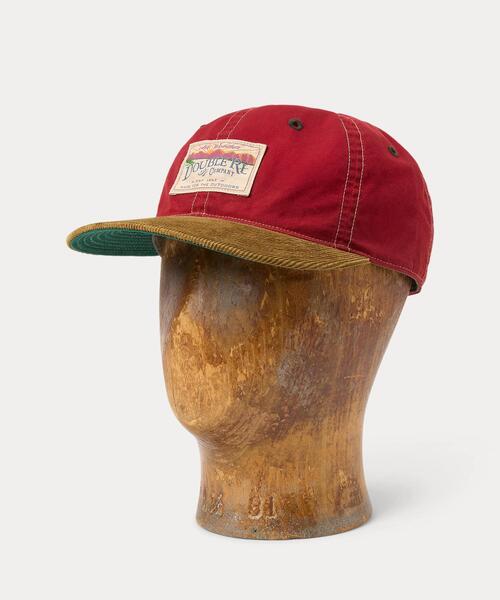 セール】コーデュロイビル オイルクロス ボール キャップ（キャップ