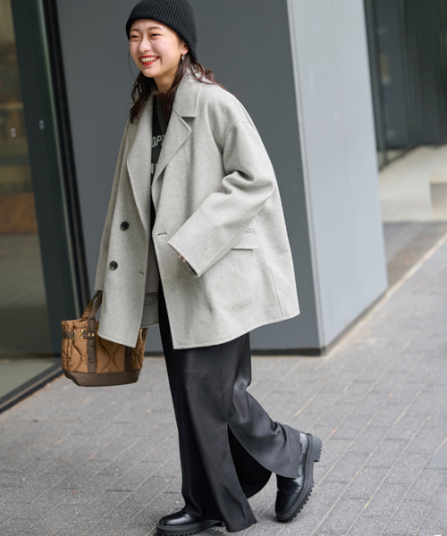 セール】ウールカシミヤテーラードコート（その他アウター）｜JOURNAL