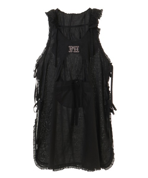 PINK HOUSE（ピンクハウス）の「クマ耳フード付きタブリエ（その他