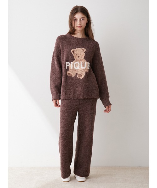 gelato pique（ジェラートピケ）の「パウダーメランジベアジャガード