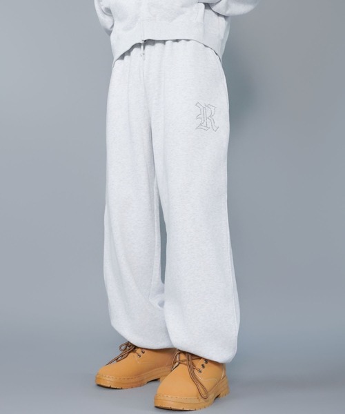 セール】【セットアップ可能】ワンポイントスウェットパンツ/ライト