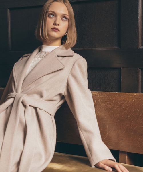 AMBIENT（アンビエント）の「メルトンウールラップコート（チェスター