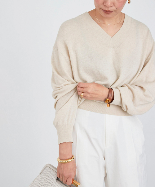 Deuxieme Classe（ドゥーズィエムクラス）の「*JOY FINE Vネック プル