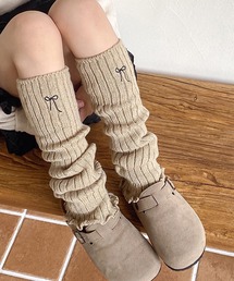 キッズのレッグウォーマー（ベージュ系・ガールズ）ファッション通販