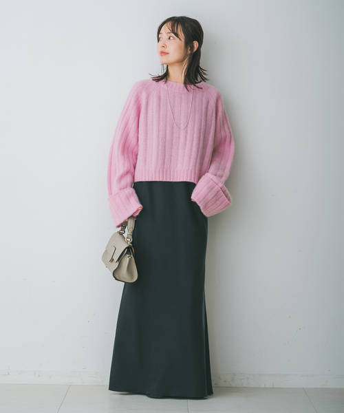 Noble（ノーブル）の「YAK/ヤク ワイドリブニットプルオーバー（ニット