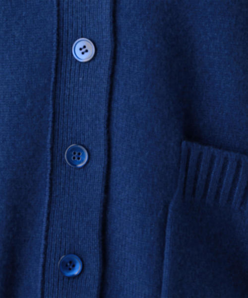 Drawer（ドゥロワー）の「Drawer 7GカシミヤVネックカーディガン