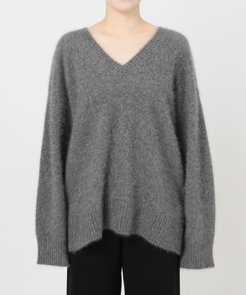 AP STUDIO（エーピーストゥディオ）の「フォックスブレンドラメVネック