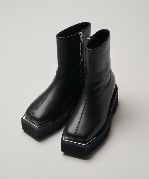 Lui's（ルイス）の「レザーヒールブーツ（ブーツ）」 - WEAR