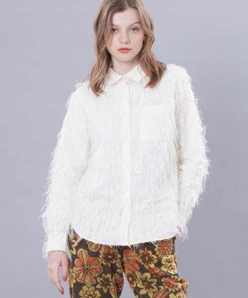 FUMIE=TANAKA/フミエタナカ】フェザーシャツ（シャツ/ブラウス