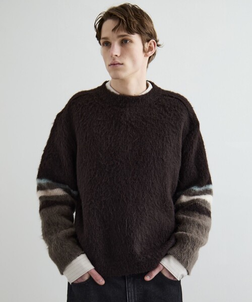 グラデーションソフトモヘアニット（ニット/セーター）｜PUBLIC TOKYO