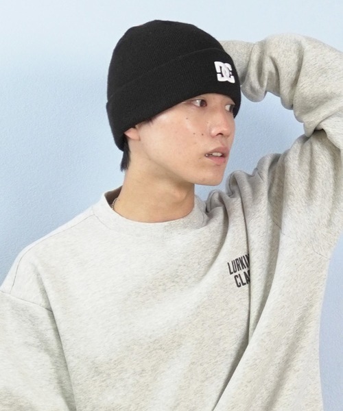 DC/ディーシー ビーニー 25 DOUBLE WATCH STAR DBE254233（ニット