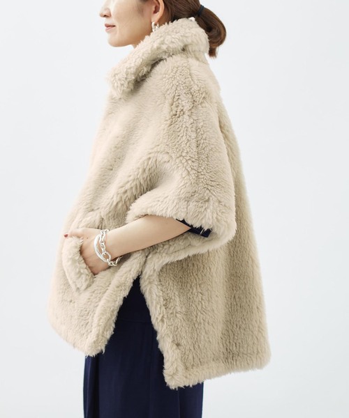 セール】TICCA（ティッカ） Woolファーポンチョ 0243410033（ポンチョ