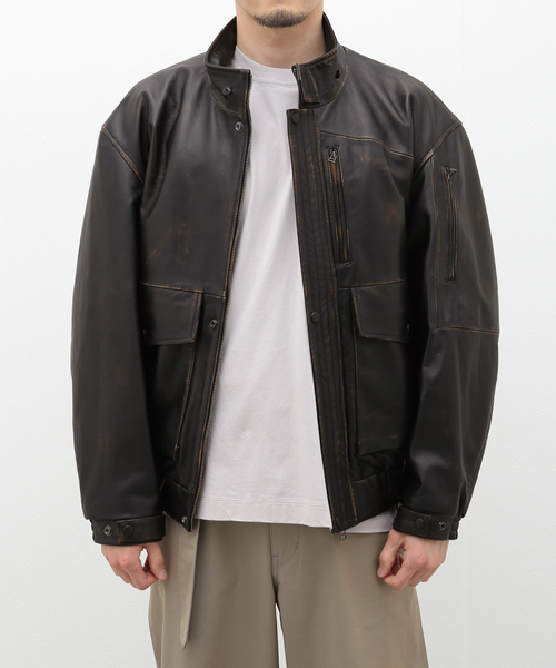 セール】【CCU / シーシーユー】MORGAN BOMBER JACKET（ブルゾン