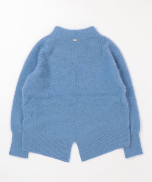 Jines（ジネス）の「フォックスカシミア・ ハイネックバックスリット