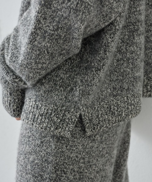 BEARDSLEY（ビアズリー）の「ホワイトヤクプルオーバーニット（ニット