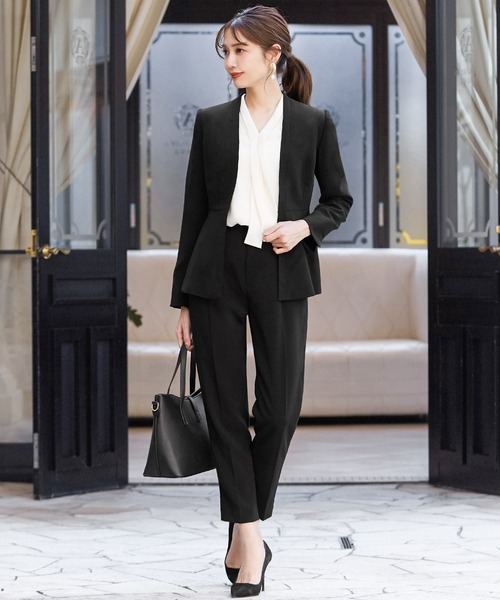 セール】フレアジャケット テーパードパンツ セットアップ スーツ