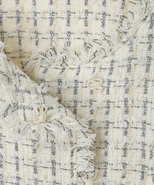 anuans（アニュアンス）の「ツイードケープジャケット（その他アウター