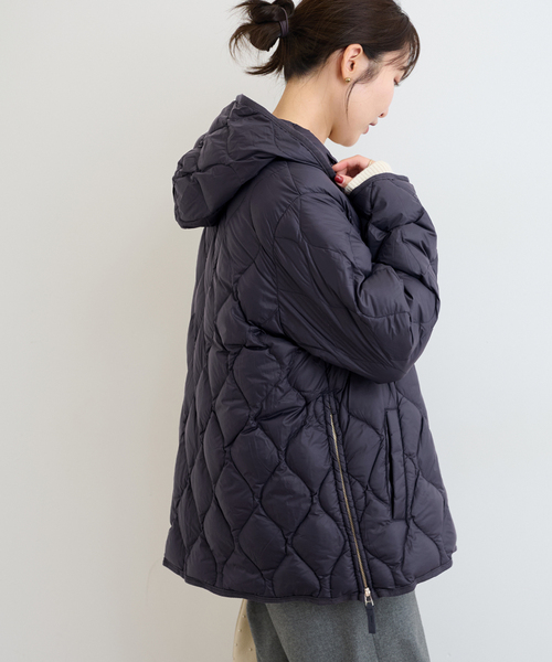 別注【TAION / タイオン】 フードダウンコート（ダウンジャケット