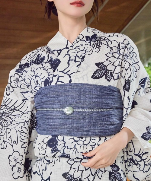 hinari（ヒナリ）の「hinari × utatane浴衣セット 牡丹（浴衣）」 - WEAR
